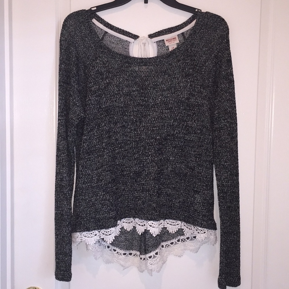 Sheer sweater